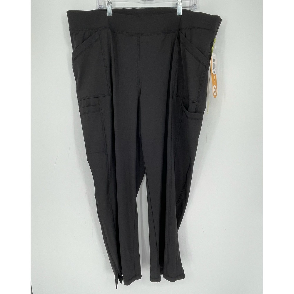 Urbane NWT Women's Black Cargo Contemporary Fit Stretch Scrub Pants Size 3XL